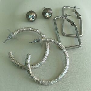 Selection of Vintage Silver Earrings